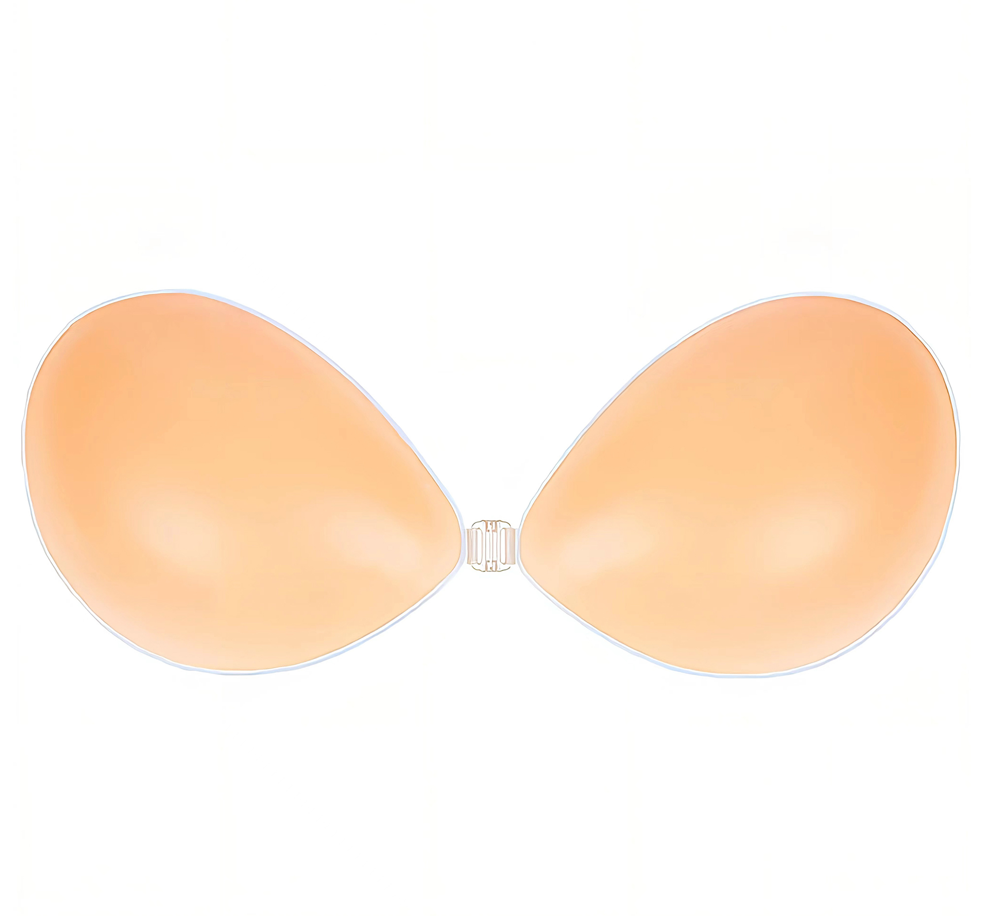 Adhesive bra strapless sticky silicone bra push up invisible reusable backless  bra for women