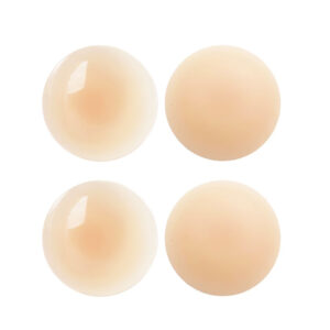 Nipple Covers 2 Pairs Reusable Adhesive Invisible Sticky Silicone
