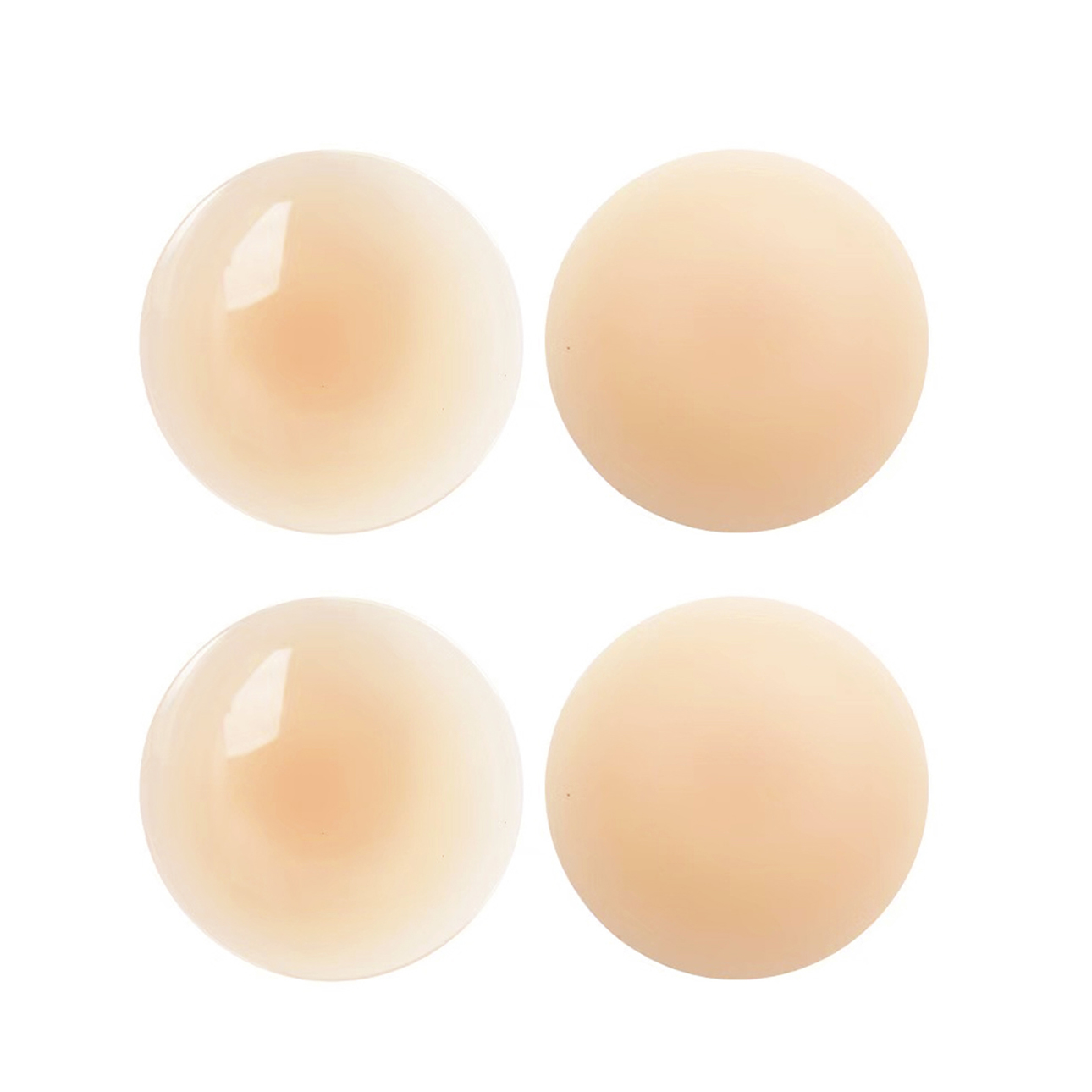 Ultra Thin Push Up Silicon Adhesive Stick On Nipple Covers Breast Lift  Round 